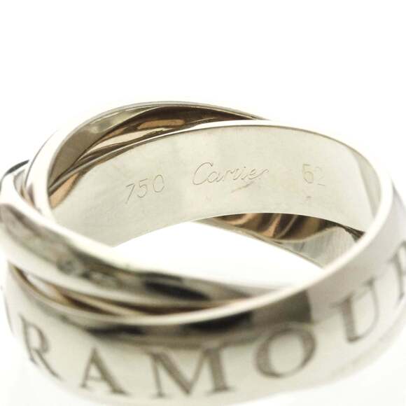 CARTIER 18k Silver Trinity Ring - Picture 6 of 8